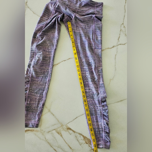 Lululemon Speed Tight IV Space Dye Camo Tender Violet Black Grape Purple Size 6 - Picture 15 of 16